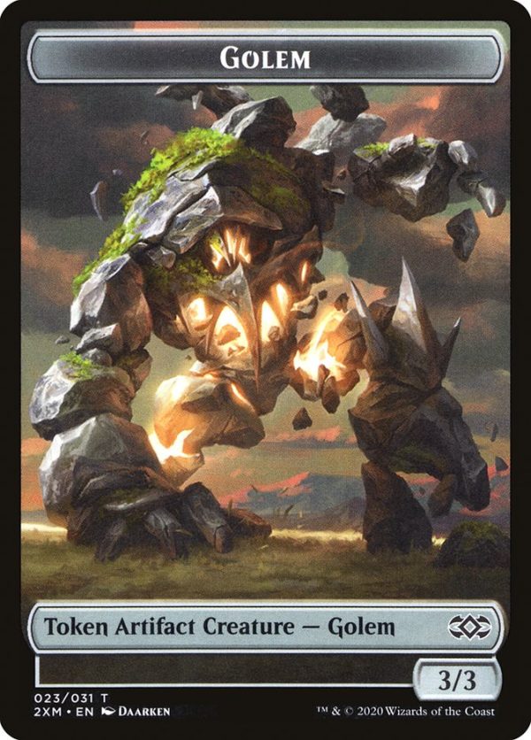 Ape    Golem Double-Sided Token [Double Masters Tokens] For Cheap