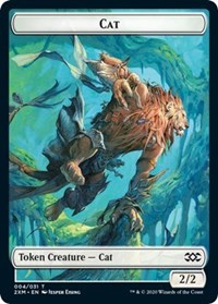 Cat    Copy Double-Sided Token [Double Masters Tokens] Discount