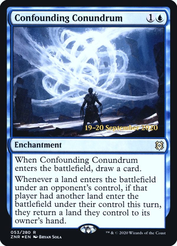 Confounding Conundrum [Zendikar Rising Prerelease Promos] For Cheap