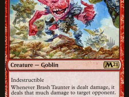 Brash Taunter (Promo Pack) [Core Set 2021 Promos] Discount