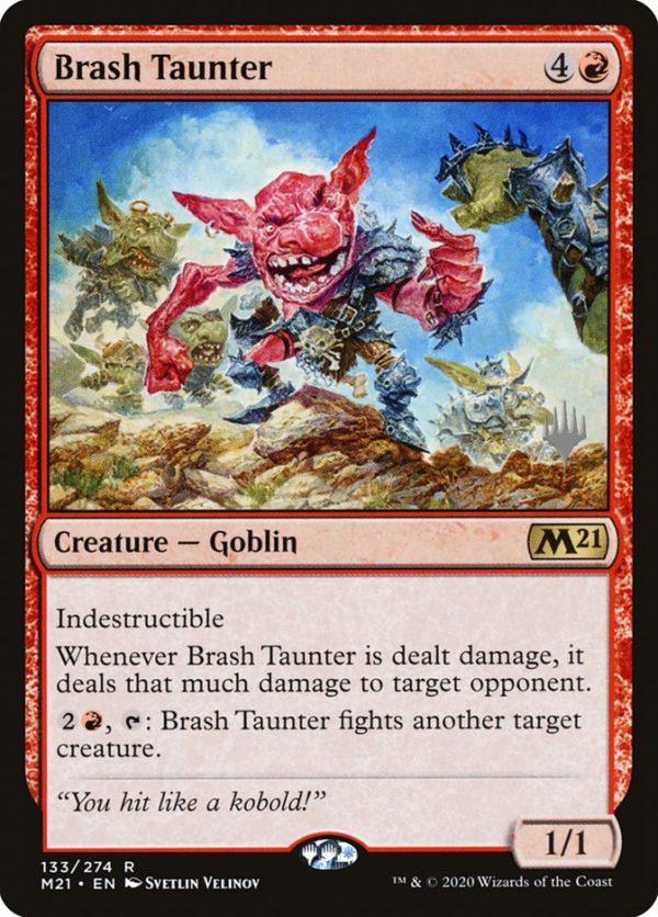 Brash Taunter (Promo Pack) [Core Set 2021 Promos] Discount