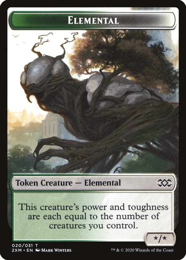 Ape    Elemental Double-Sided Token [Double Masters Tokens] For Discount