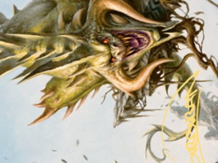 Canopy Baloth Art Card (Gold-Stamped Signature) [Zendikar Rising Art Series] Hot on Sale